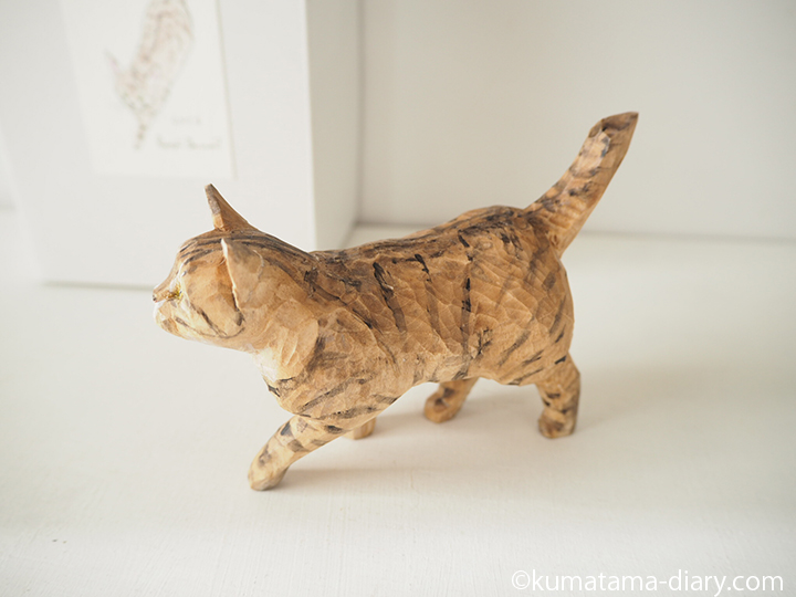 木彫り猫横