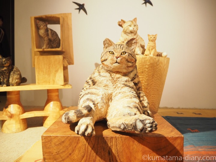 木彫り猫チグリスくん