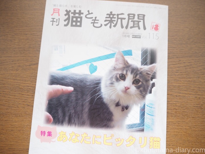 『月刊猫とも新聞』2020年1月号の特集は「あなたにピッタリ猫」です