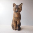 木彫り猫サビ猫さん