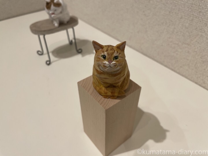 バンナイさん木彫り猫