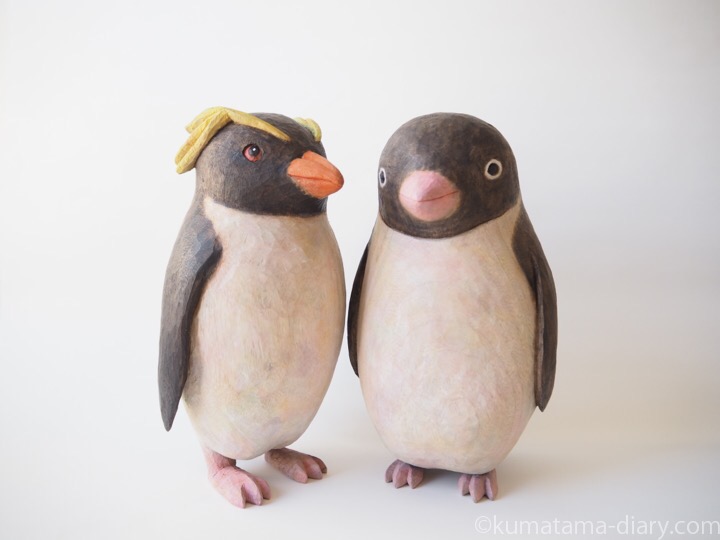 イワトビペンギンとアデリーペンギン