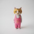 三毛猫木彫り猫タミィ