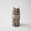 スコティッシュ木彫り猫