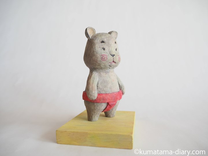 木彫りカバお相撲さん