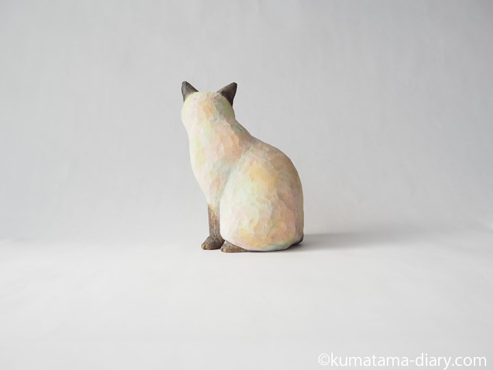 シャム猫さん木彫り猫