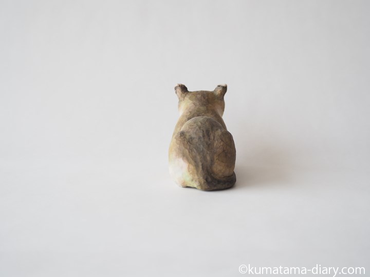 キンカロー木彫り猫後ろ