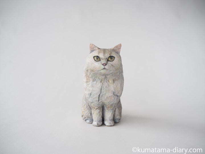 ペルシャ木彫り猫
