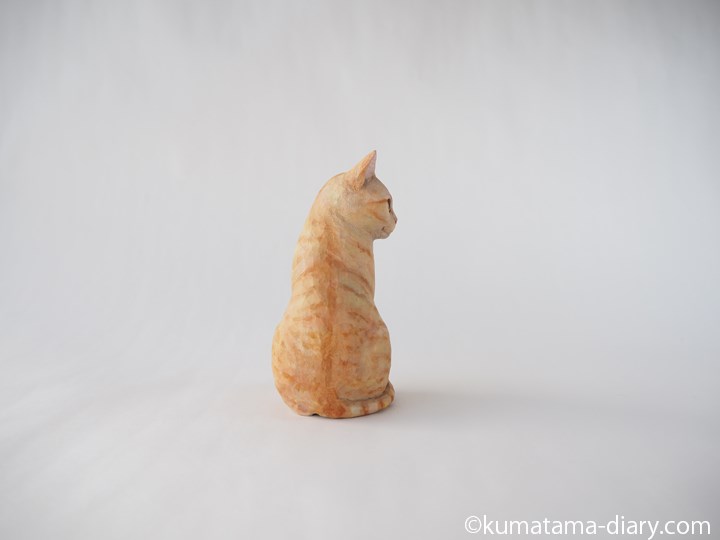 ミックス木彫り猫
