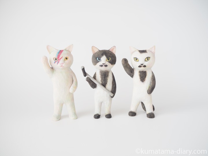 木彫り猫たち
