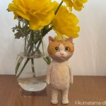 「レイキ＆コミュニケーション Atsuko Relax」の木彫り猫