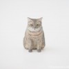 ブリティッシュショートヘア木彫り猫
