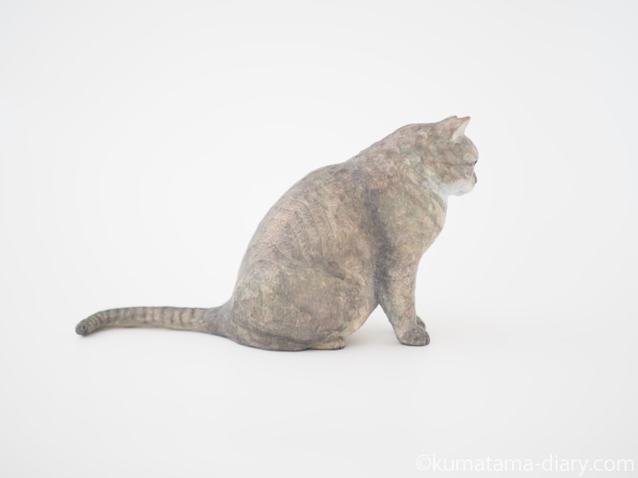 ブリティッシュショートヘア木彫り猫