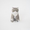 ブリティッシュショートヘア木彫り猫