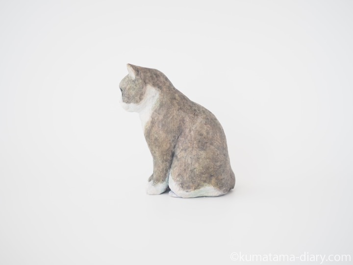ブリティッシュショートヘア木彫り猫
