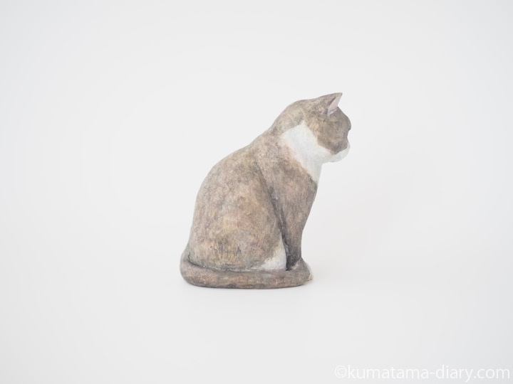 ブリティッシュショートヘア木彫り猫