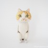 三毛猫タミィ木彫り猫
