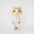 三毛猫タミィ木彫り猫