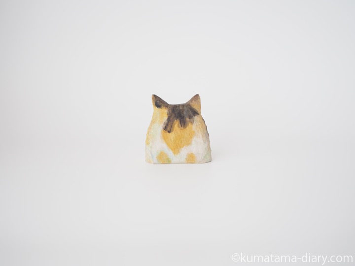 長毛三毛猫さんブローチ