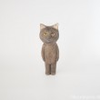 黒猫ふみお木彫り猫