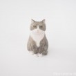 ブリティッシュショートヘア木彫り猫