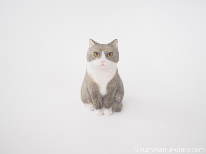 ブリティッシュショートヘア木彫り猫