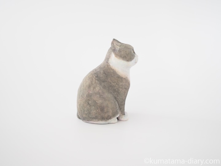 ブリティッシュショートヘア木彫り猫