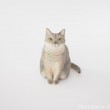ブリティッシュショートヘア木彫り猫