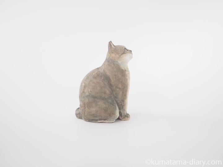 ブリティッシュショートヘア木彫り猫