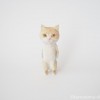 マンチカンさん木彫り猫