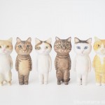 しっぽが長い猫さんたち