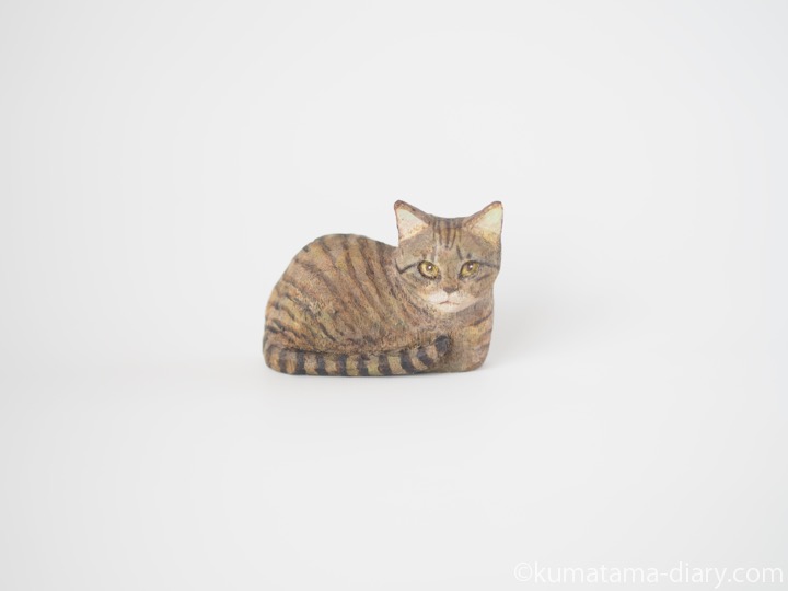 キジトラ猫さんブローチ