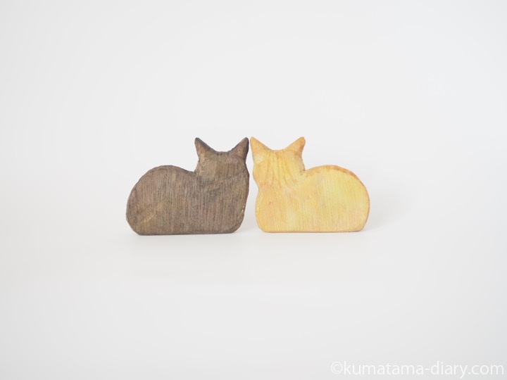キジトラ猫さんと茶トラ猫さん