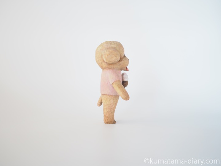 トイプードルさん木彫り