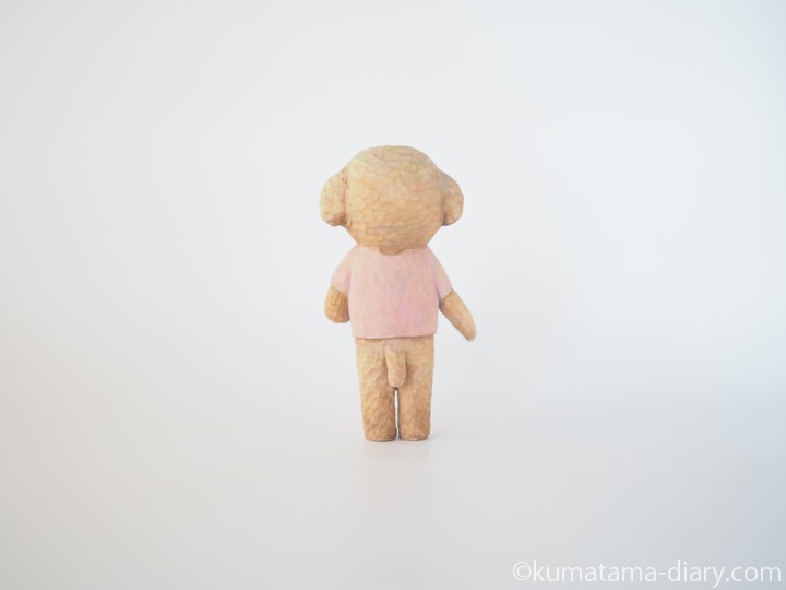 トイプードルさん木彫り