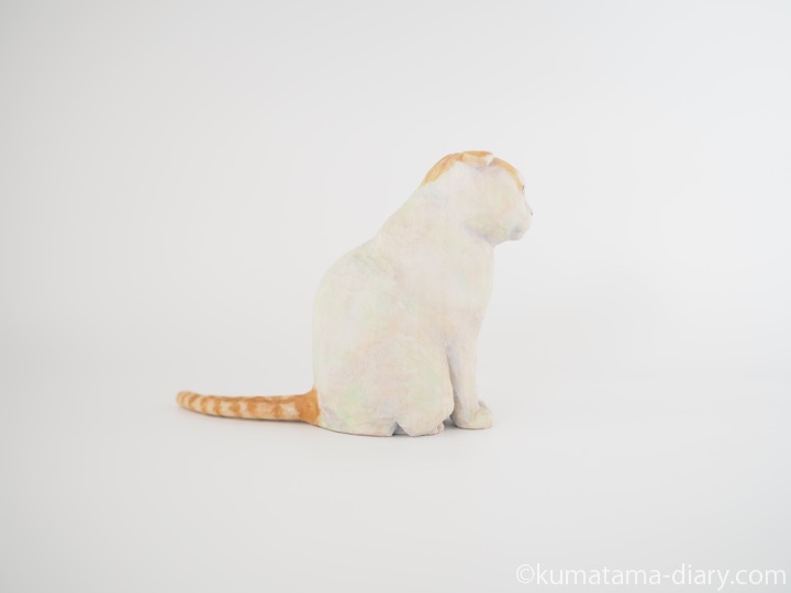 スコティッシュさん木彫り猫