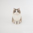 ラグドールさん木彫り猫