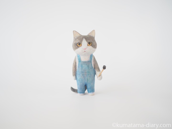 ブリティッシュショートヘア木彫り