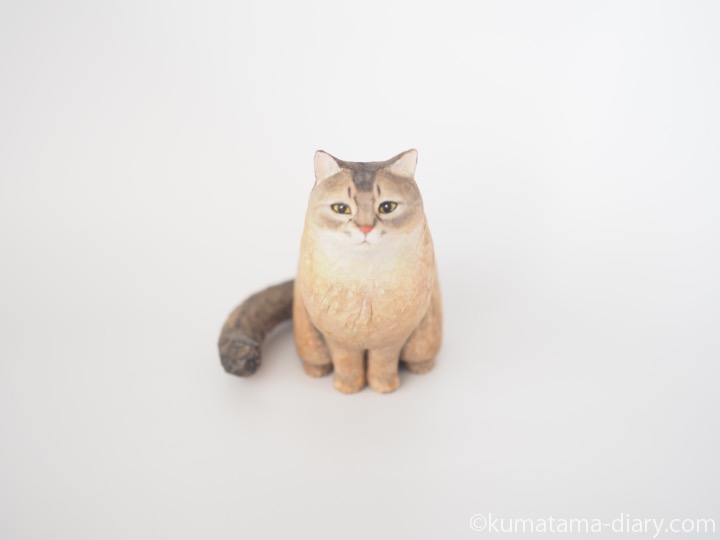 ソマリさん木彫り猫