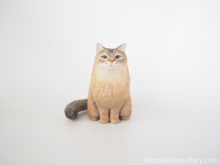 ソマリさん木彫り猫