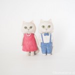 チンチラペルシャさんの木彫り猫のお写真