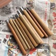 彫刻刀研ぎ直し
